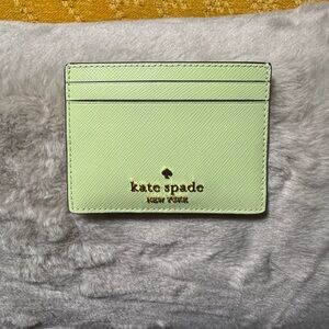 Kate Spade Mint Green Card Holder